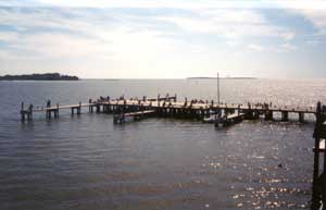 Dock near the warf